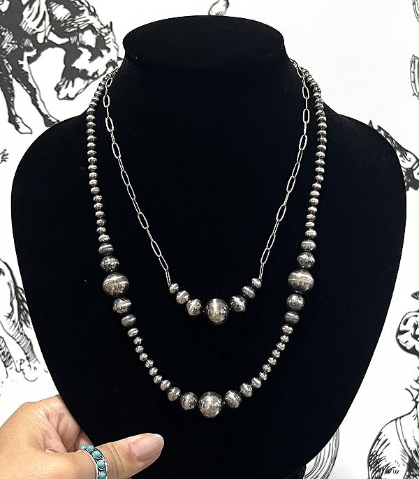 WHAT'S NEW :: Wholesale Western Navajo Pearl Layered Necklace