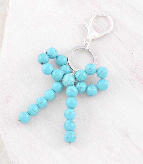 WHAT'S NEW :: Wholesale Western Turquoise Bow Keychain
