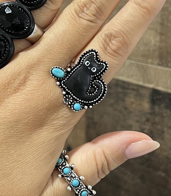 WHAT'S NEW :: Wholesale Tipi Brand Black Cat Ring