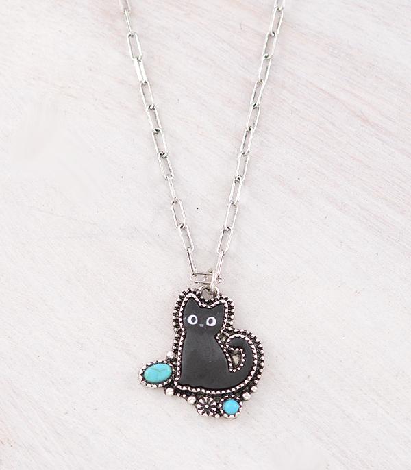 New Arrival :: Wholesale Tipi Brand Halloween Cat Necklace