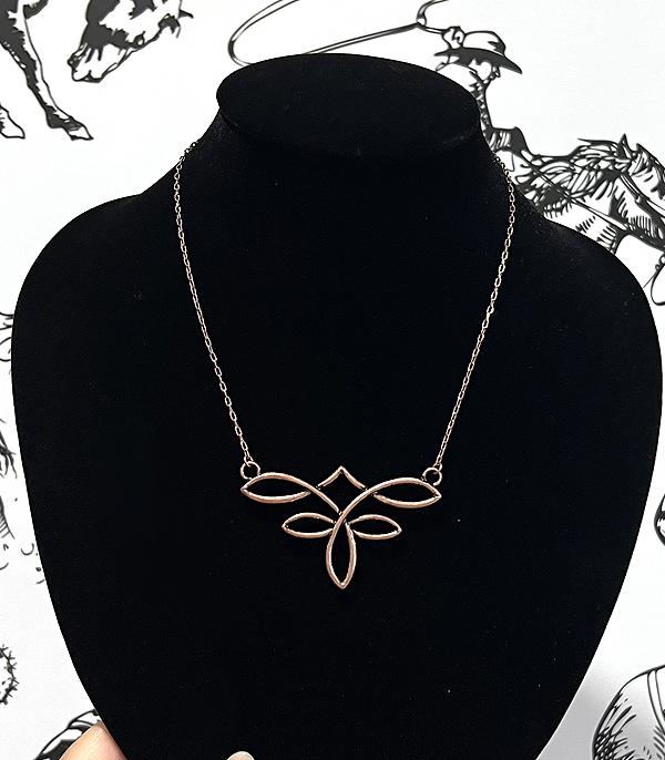 New Arrival :: Wholesale Western Boot Stitch Pendant Necklace