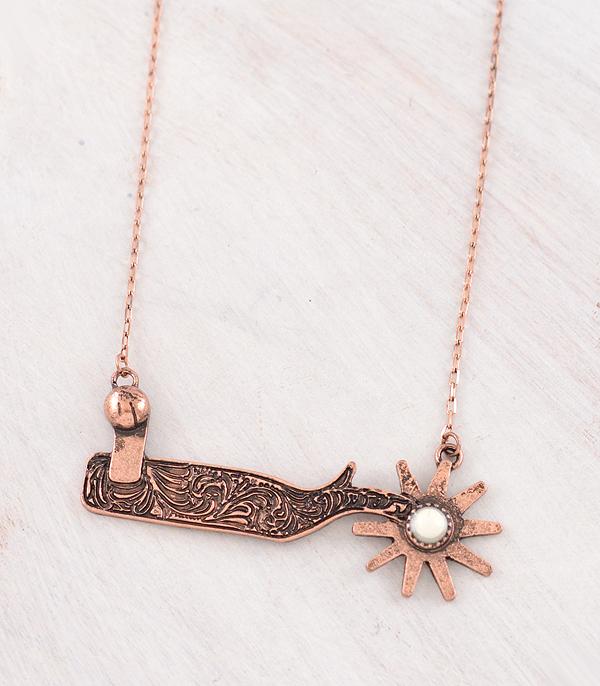 New Arrival :: Wholesale Western Boot Spurs Necklace