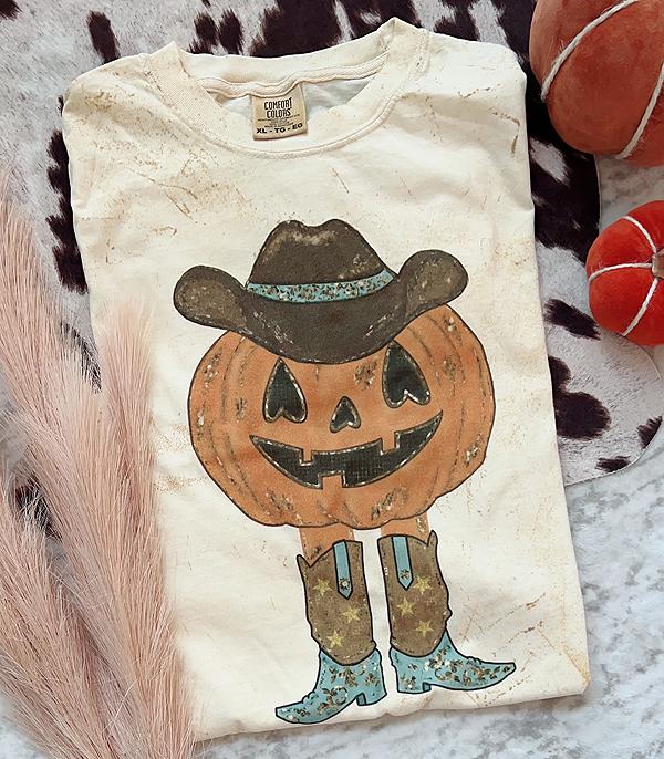 New Arrival :: Wholesale ComfortColors Cowboy Pumpkin Tie Dye Tee
