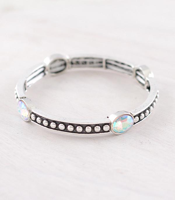 New Arrival :: Wholesale Western AB Stone Stackable Bracelet