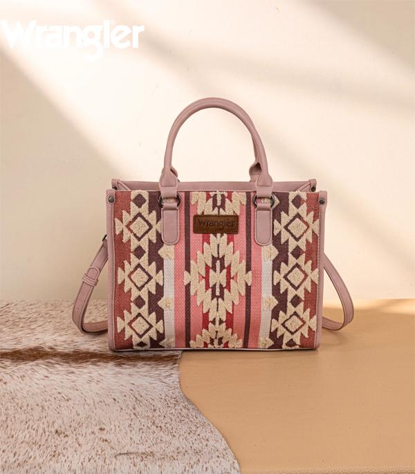 New Arrival :: Wholesale Wrangler Sherpa Aztec Tote Crossbody Bag