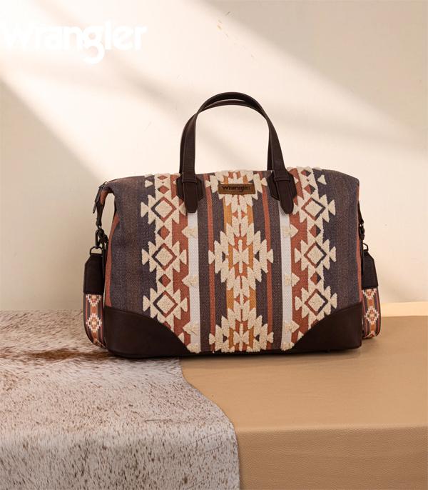 New Arrival :: Wholesale Wrangler Sherpa Aztec Weekender Bag