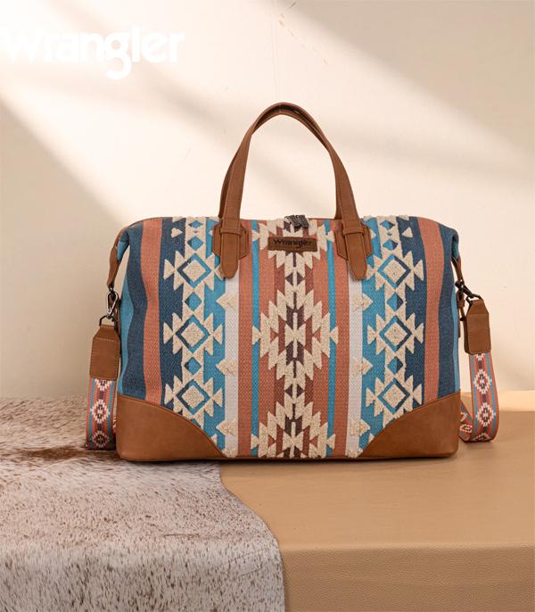 New Arrival :: Wholesale Wrangler Sherpa Aztec Weekender Bag
