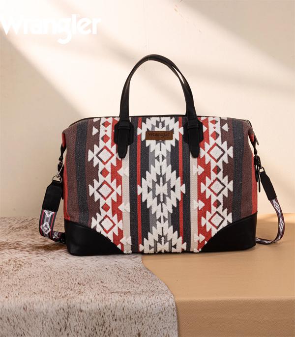 New Arrival :: Wholesale Wrangler Sherpa Aztec Weekender Bag