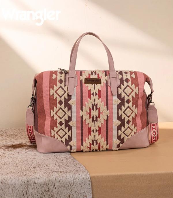 New Arrival :: Wholesale Wrangler Sherpa Aztec Weekender Bag