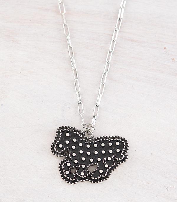 New Arrival :: Wholesale Tipi Brand Horse Pendant Necklace