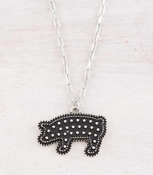 New Arrival :: Wholesale Tipi Brand Farm Animal Pig Necklace