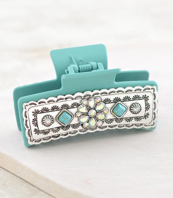 New Arrival :: Wholesale Western Concho Hair Claw Clip