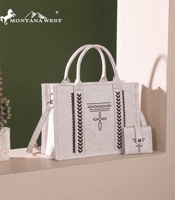 Search Result :: Wholesale Montana West Boot Stitch Tote Wallet Set