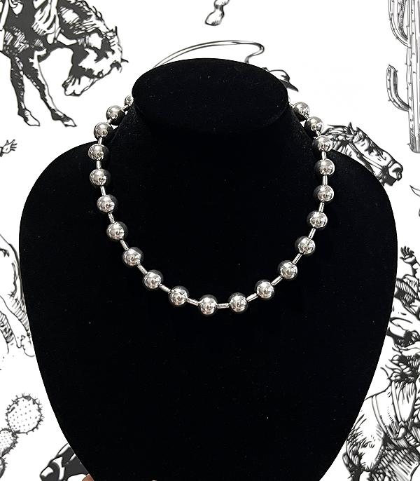 New Arrival :: Wholesale Tipi Brand Silver Ball Bead Necklace