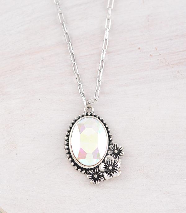 New Arrival :: Wholesale Tipi Brand Glass Stone Concho Necklace