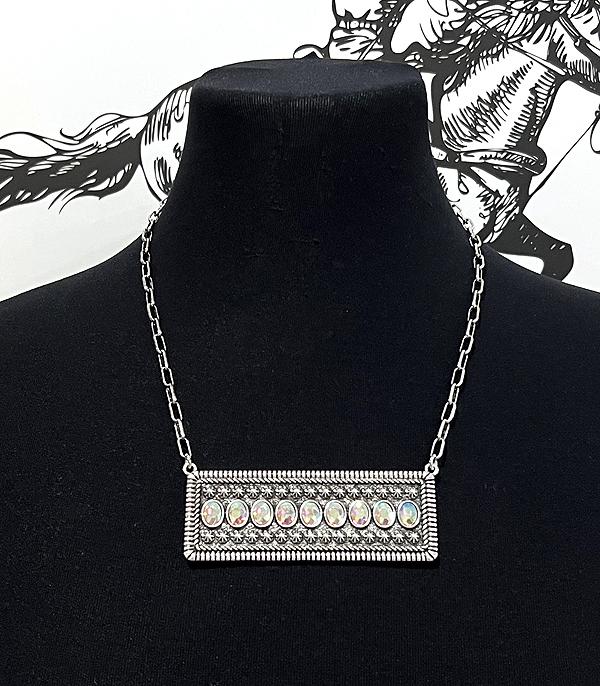 New Arrival :: Wholesale Tipi Brand Large Concho Bar Necklace