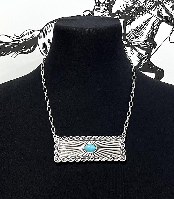 New Arrival :: Wholesale Tipi Brand Turquoise Bar Necklace