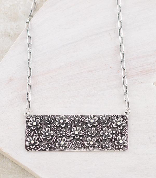 New Arrival :: Wholesale Tipi Brand Flower Bar Necklace