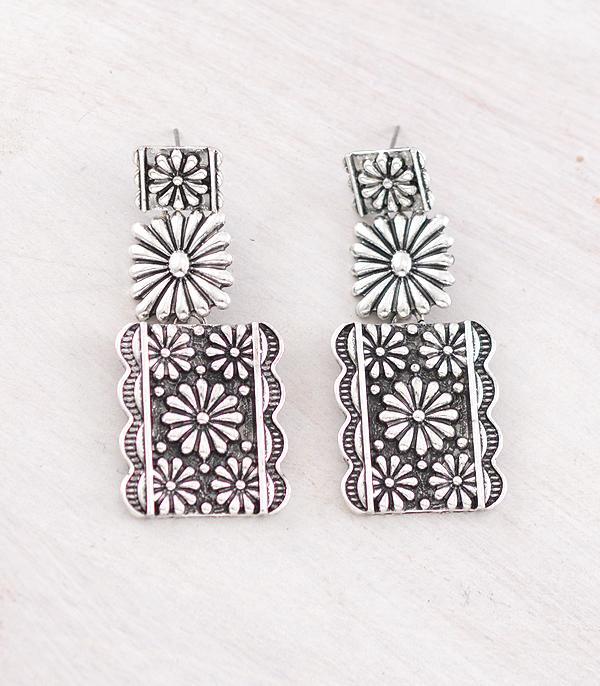 New Arrival :: Wholesale Tipi Brand Western Concho Earrings