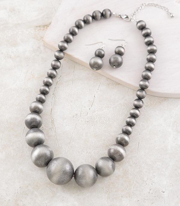New Arrival :: Wholesale Western Navajo Pearl Bead Necklace Set