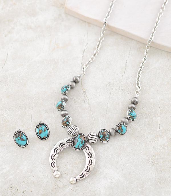 NECKLACES :: WESTERN SQUASH BLOSSOM NECKLACES :: Wholesale Western Squash Blossom Necklace Set