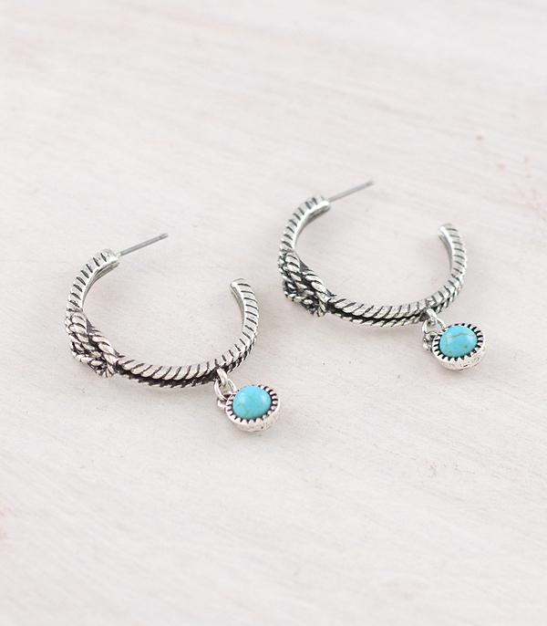 WHAT'S NEW :: Wholesale Western Rope Hoop Earrings