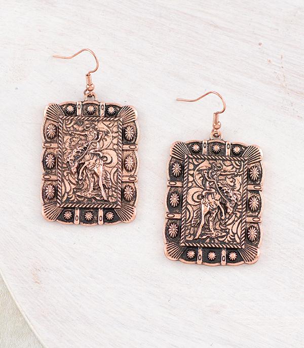 WHAT'S NEW :: Wholesale Western Cowboy Concho Earrings