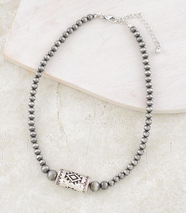 New Arrival :: Wholesale Western Aztec Navajo Pearl Necklace