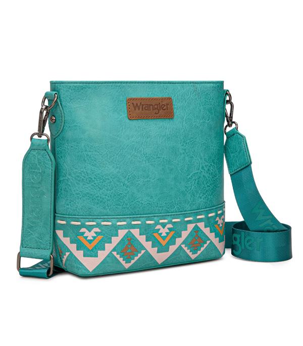 New Arrival :: Wholesale Wrangler Aztec Print Crossbody Bag