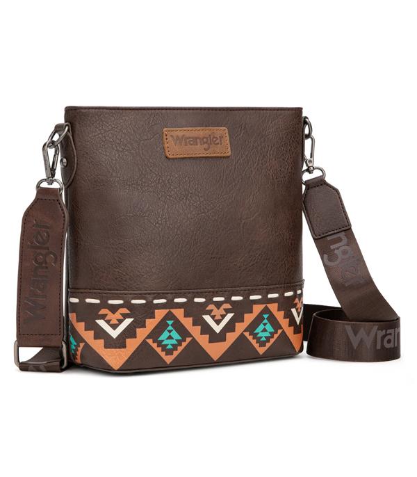 New Arrival :: Wholesale Wrangler Aztec Print Crossbody Bag