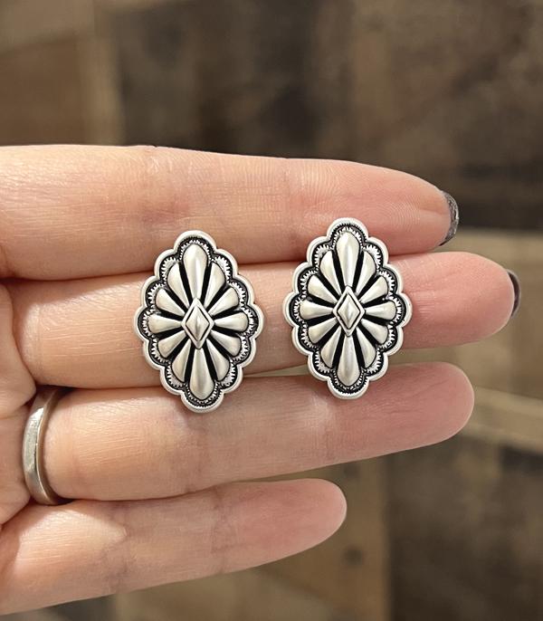 New Arrival :: Wholesale Western Concho Earrings