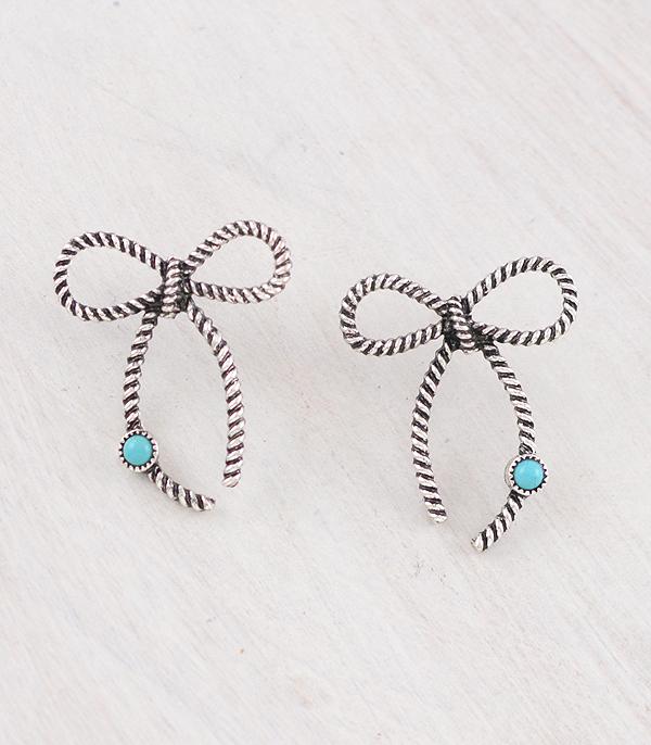 New Arrival :: Wholesale Western Bow Earrings