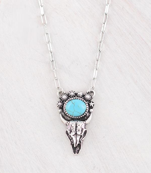 New Arrival :: Wholesale Tipi Brand Cow Skull Necklace