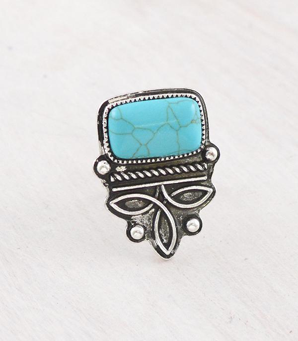 New Arrival :: Wholesale Turquoise Boot Stitch Ring