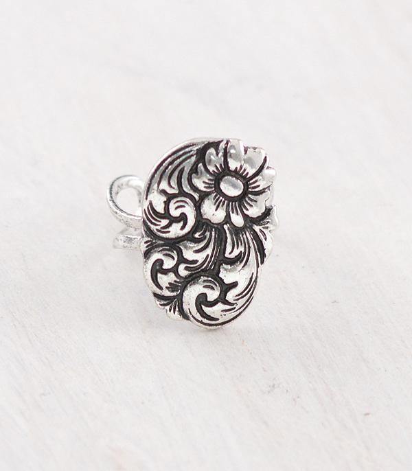 New Arrival :: Wholesale Western Floral Tooling Ring