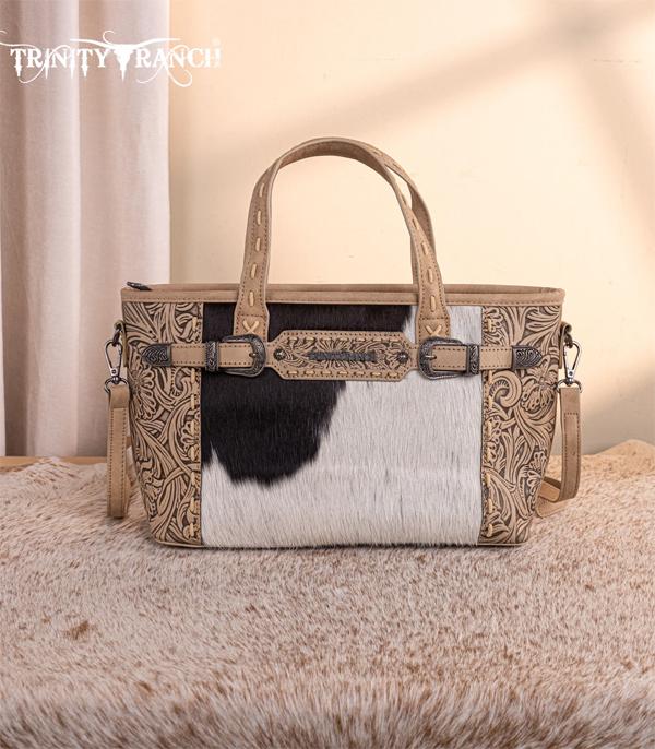 New Arrival :: Wholesale Cowhide Tooled Tote Crossbody Bag