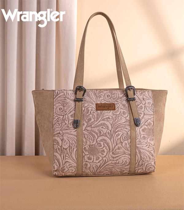 New Arrival :: Wholesale Wrangler Floral Tooled Large Tote