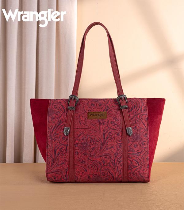 New Arrival :: Wholesale Wrangler Floral Tooled Large Tote
