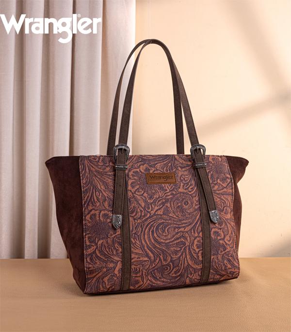 New Arrival :: Wholesale Wrangler Floral Tooled Large Tote