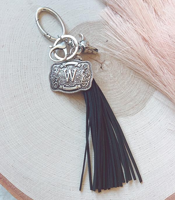 INITIAL JEWELRY :: GIFT ITEM :: Wholesale Tipi Brand Buckle Initial Keychain
