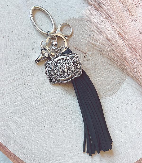 New Arrival :: Wholesale Tipi Brand Initial Buckle Keychain