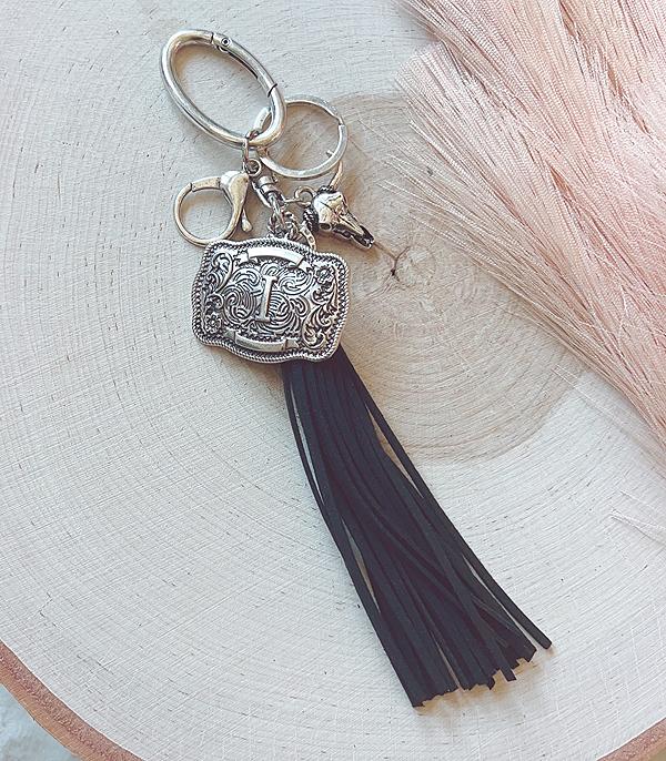 New Arrival :: Wholesale Tipi Brand Initial Buckle Keychain
