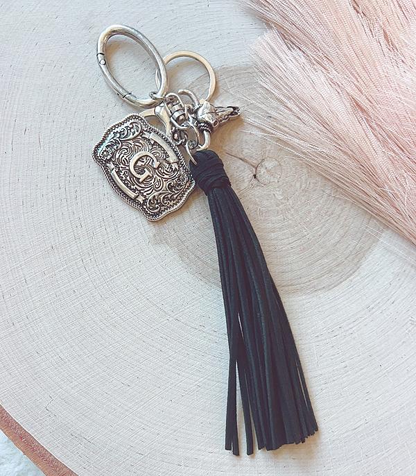 New Arrival :: Wholesale Tipi Brand Initial Buckle Keychain
