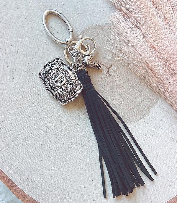 New Arrival :: Wholesale Tipi Brand Initial Buckle Keychain
