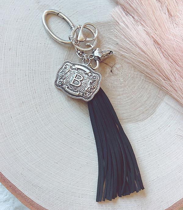 New Arrival :: Wholesale Tipi Brand Initial Buckle Keychain
