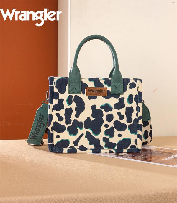 New Arrival :: Wholesale Wrangler Cow Print Tote Crossbody Bag
