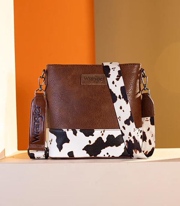 New Arrival :: Wholesale Wrangler Cow Print Crossbody Bag