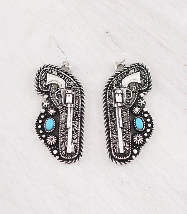 New Arrival :: Wholesale Tipi Brand Western Gun Earrings