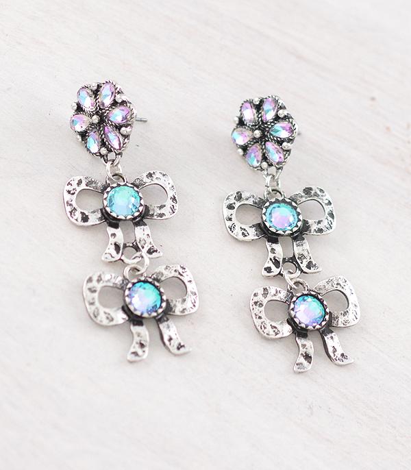 New Arrival :: Wholesale Western Bow Earrings