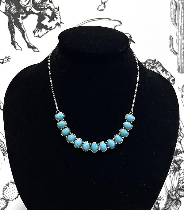 NECKLACES :: WESTERN TREND :: Wholesale Western Turquoise Collar Necklace